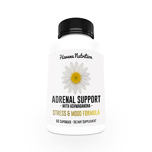 Adrenal Fatigue Supplement with No Proprietary Blends - Stress and Mood Formula - Cortisol Manager Plus Ashwagandha