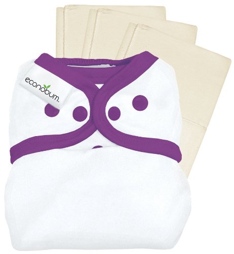 econobum Cloth Diaper Cover Kit - Snap - Dazzle Trim - One Size
