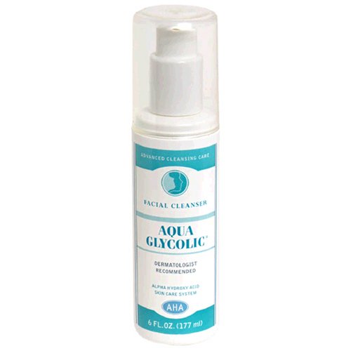Aqua Glycolic Facial Cleanser, 6 fl oz (177 ml)