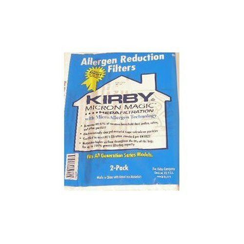 Kirby Allergen Reduction Filters (2 Pk.) for All Generation Models Including Kirby Sentria, Ultimate G, And Kirby G3-G6