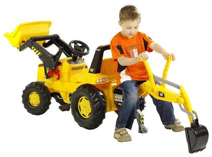 Rolly Toys CAT Front Loader and Backhoe