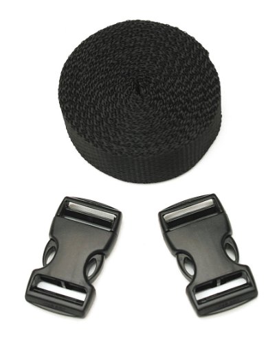 CargoBuckle F14073 Make-A-Strap Kit with 2 Snap-Lock Buckles