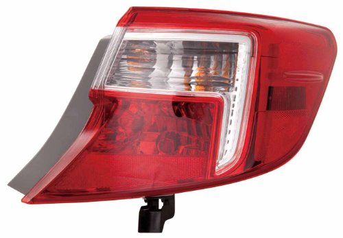 Depo 312-19A9R-AS Toyota Camry Passenger Side Outer Tail Lamp Assembly with Bulb and Socket