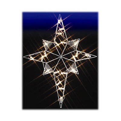 39 Bethlehem Star Nativity Silhouette Lighted Wire Frame Christmas Yard Art