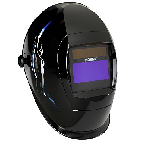 Jackson Safety SmarTIGer Variable Auto Darkening (ADF) Welding Helmet with Balder Technology (37187), W40, Torch Dancer