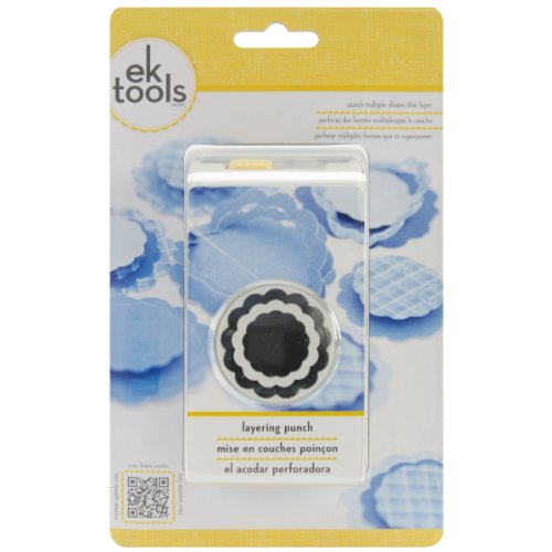 EK Tools Layering Paper Punch, Scallop Circle, New Package