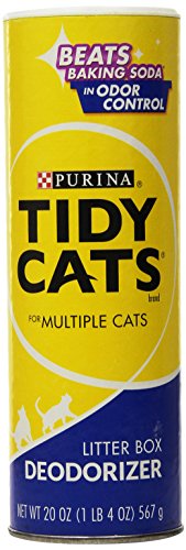Tidy Cats Cat Litter, Litter Box Deodorizer, 20-Ounce Can, Pack of 8