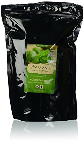 Numi Organic Tea Moroccan Mint Herbal Teasan, Loose Leaf Tea Bag, 16 Ounce