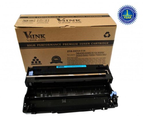 (1 Drum + 1 Toner) V4INK ? New Compatible Brother DR400 DR6000 + TN460 Compatible Drum Unit and Toner cartridge for Brother HL-1030, 1230, 1240, 1250, 1270, 1430, 1435, 1440, 1450, 1470, P2500, 1650, 1670, 1850, 1870, 5030, 5040, 5050, 5070, 5130, 5140, 5150, 5170, DCP-1200, 1400, 8040, 8045, MFC-1260, 1270, 2500, 8300, 8500, 8600, 8700, 9600, 9660, 9650, 9700, 9750, 9760, 9800, 9850, 9870, 9880, 8220, 8440, 8640, 8840, FAX-4100, 4750, 5750, 8350, 8360