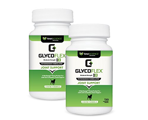 Glyco Flex  2 Hip and Joint Supplement for Dogs, 120 Chewable Tablets, 2-Pack