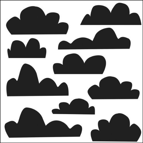 Crafter's Workshop Templates 12X12-Clouds