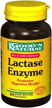 Super Lactase Enzyme - 60 softgels,(Good'n Natural)