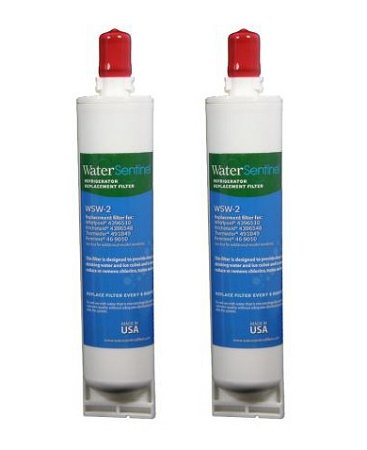 Water Sentinel WSW-2 Replacement Fridge Filter, 2 PACK