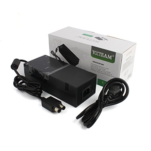 [Updated Version ] YCCTEAM® Power Supply AC Adapter for Xbox One Auto Voltage,Black