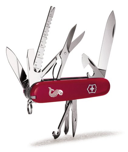 Victorinox Swiss Army Fisherman Pocket Knife (Red)