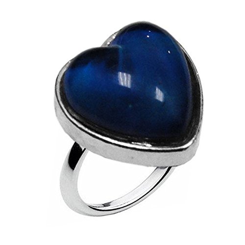 Sweet Heart Shaped Mood Ring (Adjustable Size) With BeWild Balloon
