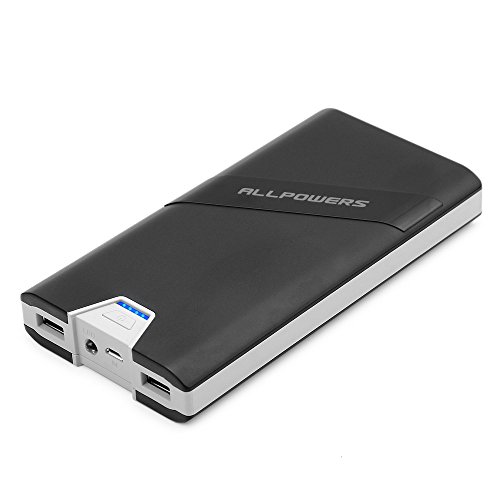 ALLPOWERS Ultra High Capacity 20800mAh Portable Charger External Battery Pack Power Bank with Quick Charge, iPower Technology, Most Powerful 4.5A Output for iPad, iPhone, Samsung,ect (Black)