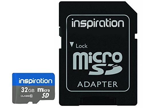 Inspirations 32 GB Up to 85 MB/s Read Transfer Speed Micro SDHC UHS-1 Class10 Card And Adapter For Samsung Smart Phones and Tablets
