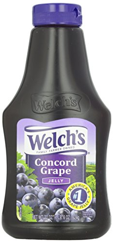 Welch's Squeeze Jelly, Grape, 22 Ounce (Pack of 12)