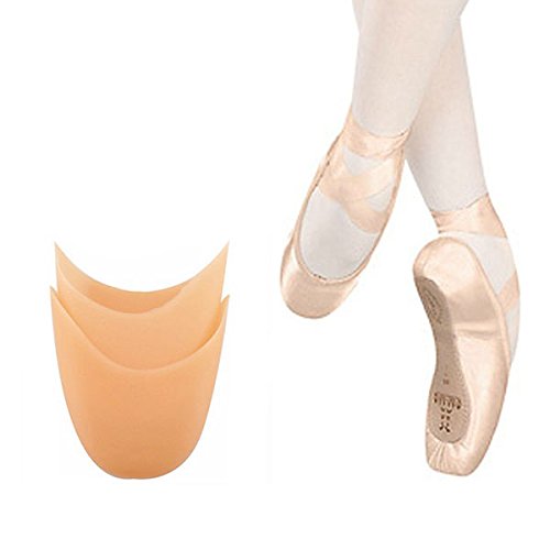 1Pair Silicone Gel Toe Caps Soft Ballet Pointe Dance Athlete Shoe Pads for Girls Women