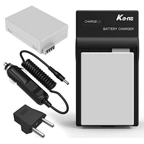 Kans Power Battery (2-Pack) and Charger for Canon LP-E8 and Canon EOS 550D 600D 650D 700D, EOS Rebel T2i T3i T4i T5i,Kiss X6 X5 X4, LC-E8E