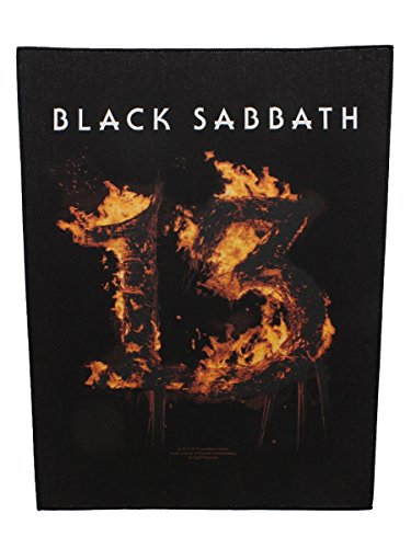 Black Sabbath 13 Back Patch Black