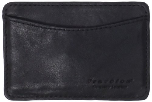 Travelon Safe Id Leather Card Sleeve, Black, One Size