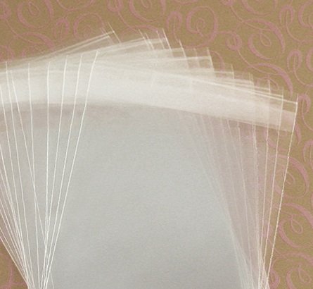 MyCraftSupplies 1.5 x 2 Inch Resealable Clear Cellophane Plastic Packaging Set of 100