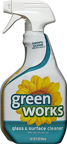 Green Works Glass and Surface Cleaner Spray, 32 Oz (Pack of 3)