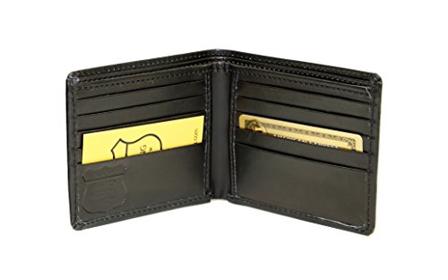 Ashlin® RFID Blocking 100% Vegan Leather Men's Bi-fold Wallet [RFID5728-00-01]