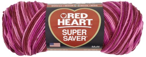 Red Heart E300.0786 Super Saver Economy Yarn, Candy