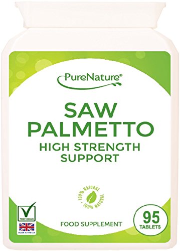 95 Saw Palmetto 3000mg High Strength Superior Grade Tablets - Full 3 Month Supply-100% QUALITY ASSURED MONEY BACK GAURANTEE - FREE UK DELIVERY