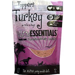 Vital Freeze Dried Turkey Toppers For Cats & Dogs 6oz Bag