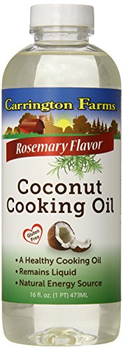 Carrington Farms Coconut Cooking Oil, Rosemary, 16 Ounce