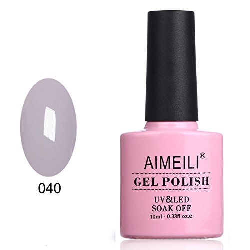 AIMEILI Soak Off UV LED Gel Nail Polish - Cashmere Kind of Gal (040) 10ml