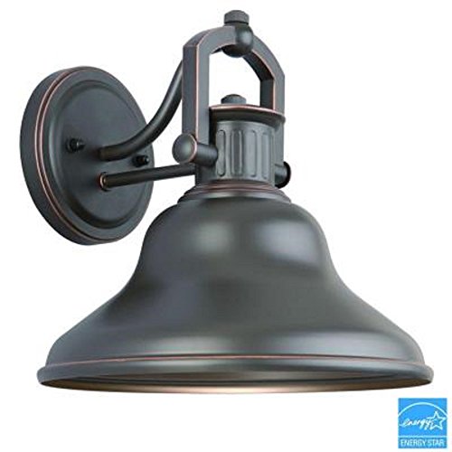 Home Decorators Collection Outdoor Oil-rubbed Bronze Lake Worth Wall Lantern