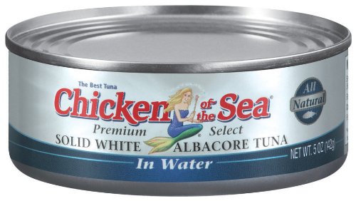 Chicken of the Sea Solid Albacore Tuna in Water, 5-Ounce (Pack of 6)