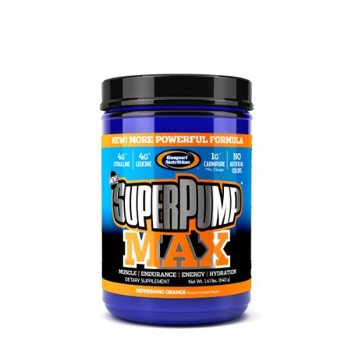 Gaspari Nutrition Superpump Max, Refreshing Orange, 1.41 Pounds