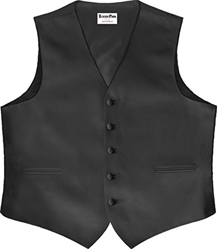 Satin 5 Button Full Back Vest