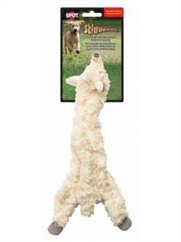 Ethical 5715 Skinneeez Wooly Sheep Stuffing-Less Dog Toy, 13-Inch