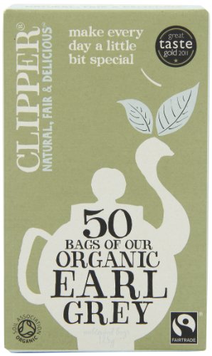 Clipper Fairtrade Organic Speciality Earl Grey 50 Teabags (Pack of 6, Total 300 Teabags)