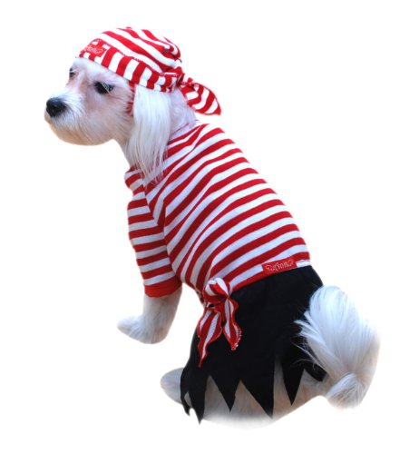 Anit Accessories Pirate Dog Costume, 8-Inch