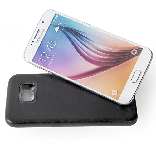 Samsung Galaxy S6 Phone Case, Cover, Murex Shells, Includes Glass Screen Protector, Shell, Black Sapphire, Minimalistic, Elegant, Sleek, Slim, Snug fit, Compatible, Resilient, Non-Bulky, Non-Obtrusive, Non-Intrusive, Excellent Grip, Scratch-Resistant, Inner Fiber for Maximum Shock Absorb