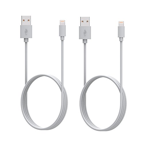 Lightning to USB Cable, Apple MFi Certified Cable,TWOBIU(TM)Apple Cable with Lightning Connector Made for iPhone, iPad, and iPod[2 Pack]-White
