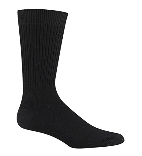Wigwam Men's Everyday Fusion Sock,Large,Black