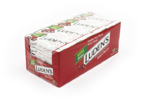 Luden's Wild Cherry Throat Drops 20 Count (Pack of 20)