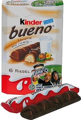 Ferrero kinder bueno, 6 pieces