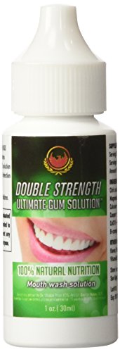 Ultimate Gum Solution One Double Strength Bottle- Ultimate Gum Solution Dental, Dental Care, Dentist, Gum Inflammation, Toothache, Bad Breath, Oral Hygiene, Gingivitis, Root Canal, Dental Care, Bleeding Gums, Swollen Gums, Bleeding Gums, 15 Years Tested with 99% Success Rate, 100% Money Back!