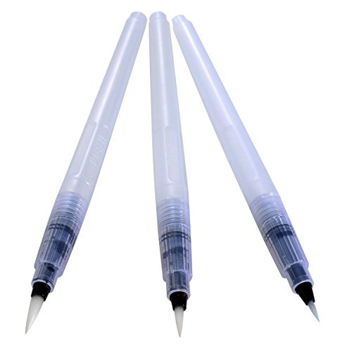 Water Brush Pen Set Xpassion Artist Paint Bruh Pen 3pcs [Guaranteed Satisfaction]