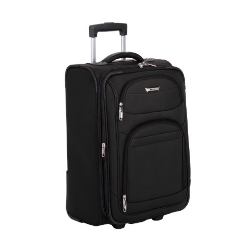 Delsey Luggage Helium Quantum Trolley, Black, One Size